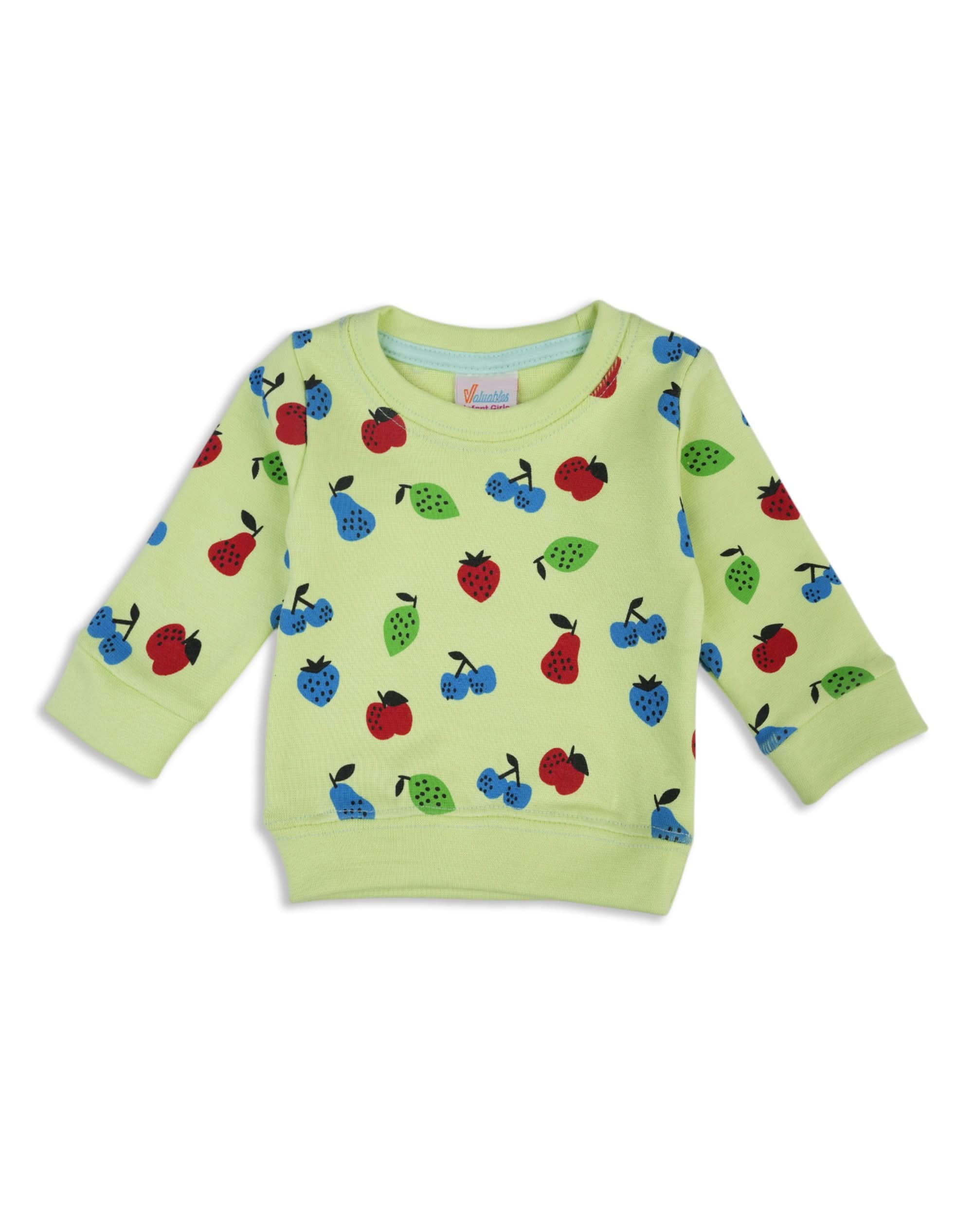 Valuables Newborn Girls Sweat Shirt, Newborn Girls Winterwear, Chase Value, Chase Value