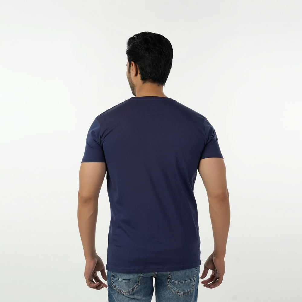 Eminent Men's Half Sleeves T-Shirt - Navy Blue, Men's T-Shirts & Polos, Eminent, Chase Value