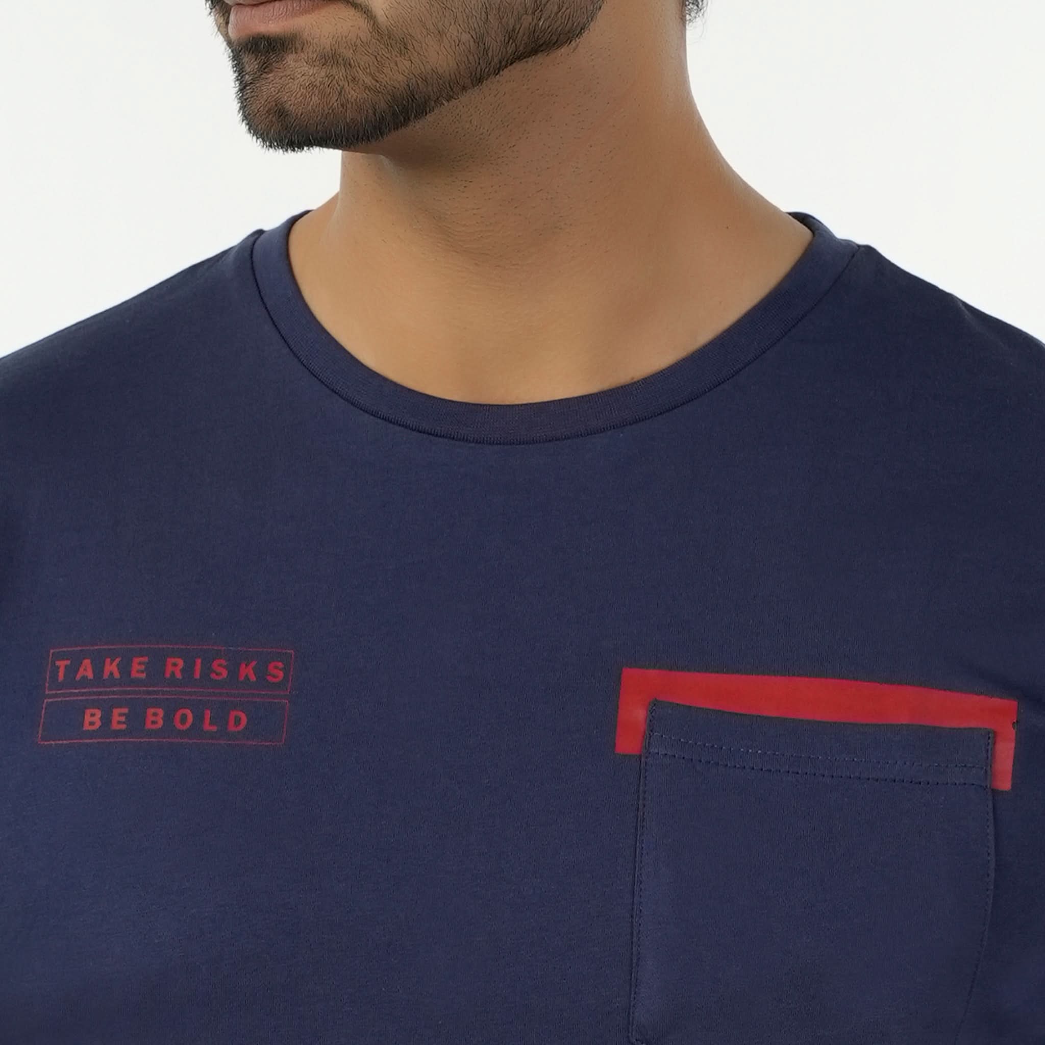 Eminent Men's Half Sleeves T-Shirt - Navy Blue, Men's T-Shirts & Polos, Eminent, Chase Value