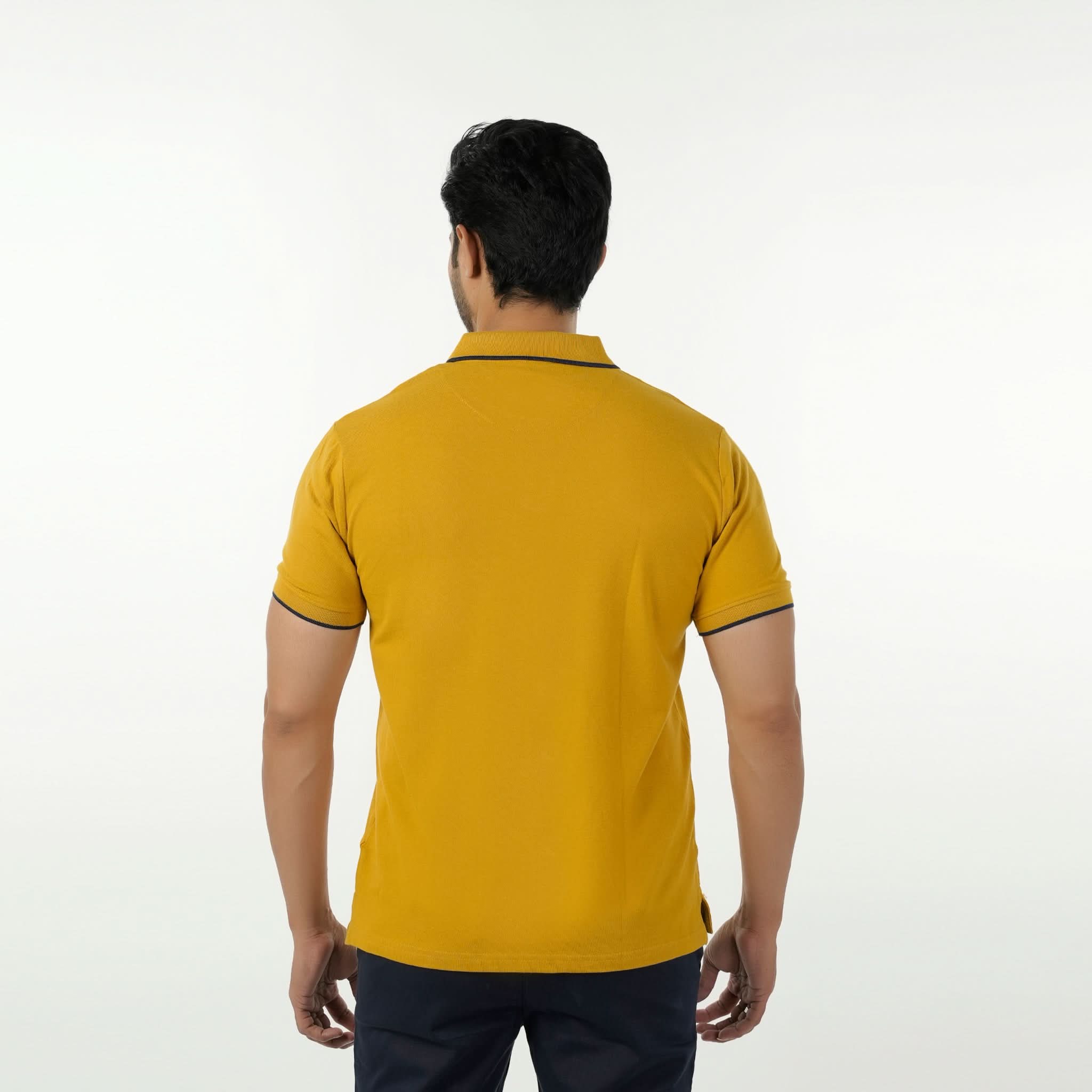 Eminent Men's Polo Half Sleeves T-Shirt - Mustard, Men's T-Shirts & Polos, Eminent, Chase Value