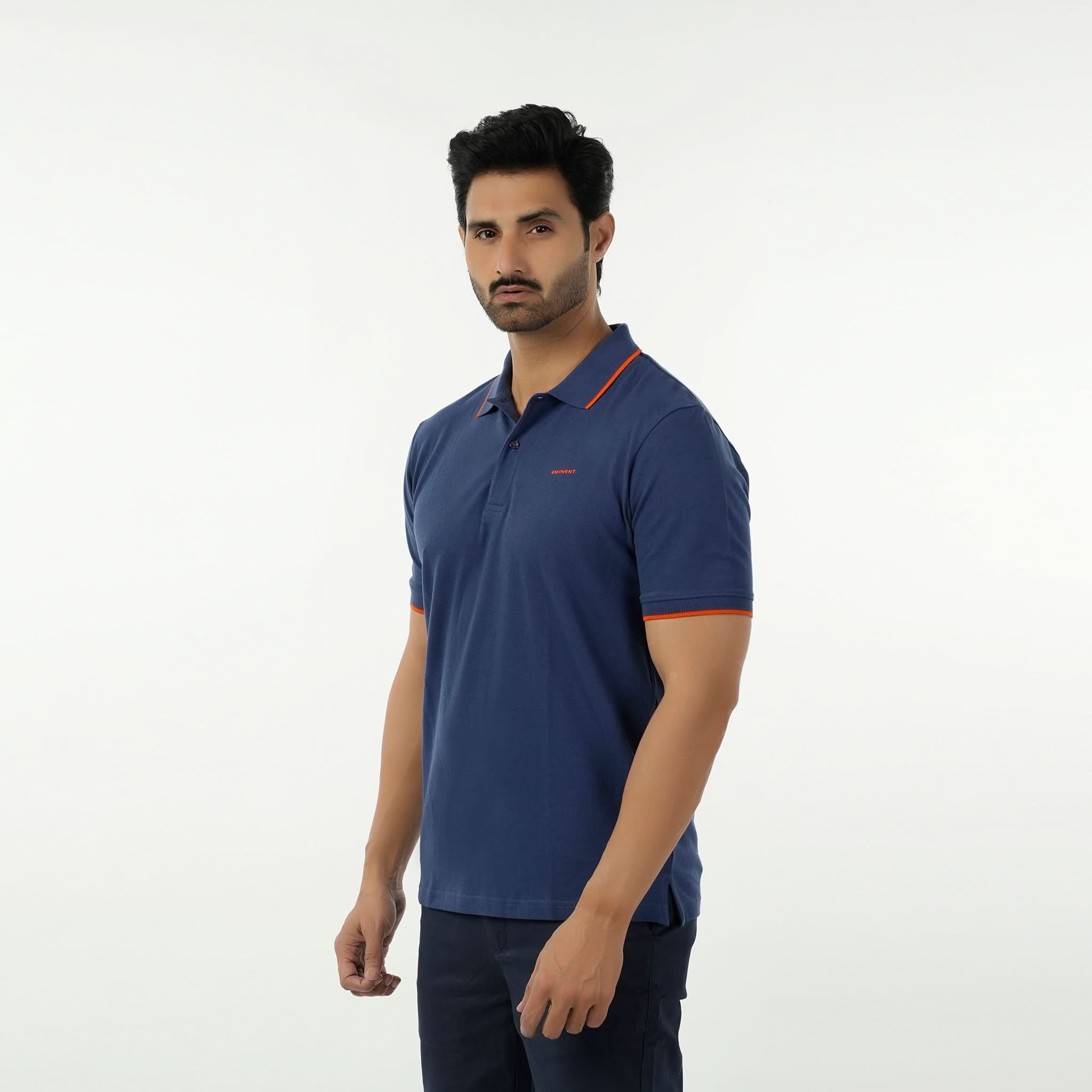 Eminent Men's Polo Half Sleeves T-Shirt - Navy Blue, Men's T-Shirts & Polos, Eminent, Chase Value
