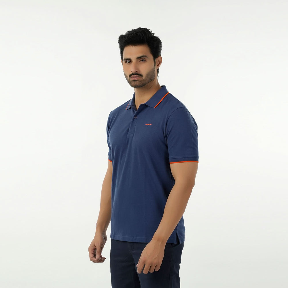 Eminent Men's Polo Half Sleeves T-Shirt - Navy Blue, Men's T-Shirts & Polos, Eminent, Chase Value