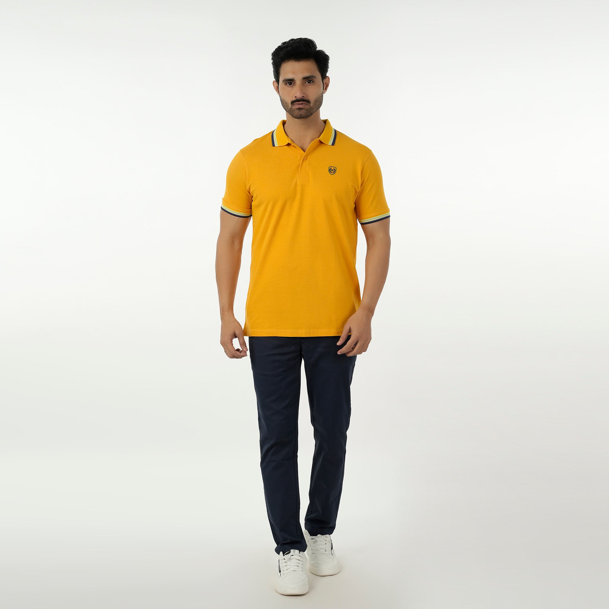 Eminent Men's Polo Half Sleeves T-Shirt - Mustard, Men's T-Shirts & Polos, Eminent, Chase Value