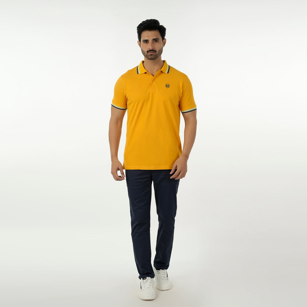 Eminent Men's Polo Half Sleeves T-Shirt - Mustard, Men's T-Shirts & Polos, Eminent, Chase Value