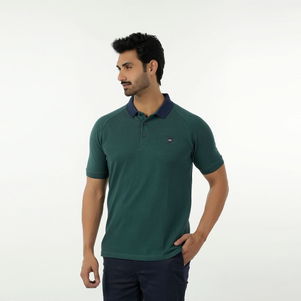 Eminent Men's Polo Half Sleeves T-Shirt - Green, Men's T-Shirts & Polos, Eminent, Chase Value