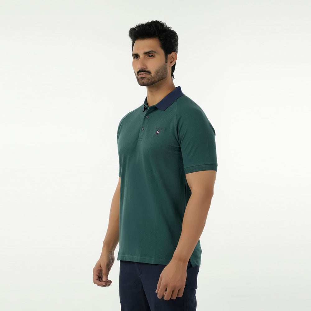 Eminent Men's Polo Half Sleeves T-Shirt - Green, Men's T-Shirts & Polos, Eminent, Chase Value