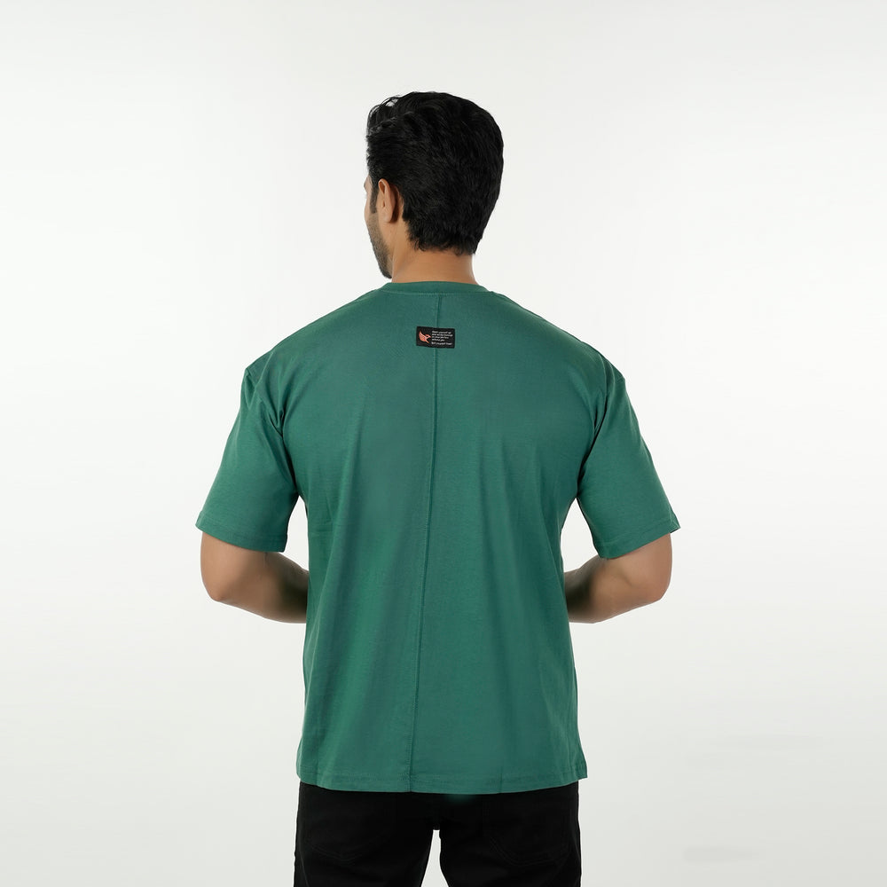 Eminent Men's Round Neck Half Sleeves T-Shirt - Green, Men's T-Shirts & Polos, Eminent, Chase Value