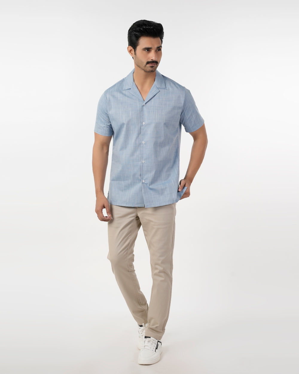 Eminent Men's Casual Half Sleeves Shirt - Blue, Men's Shirts, Eminent, Chase Value