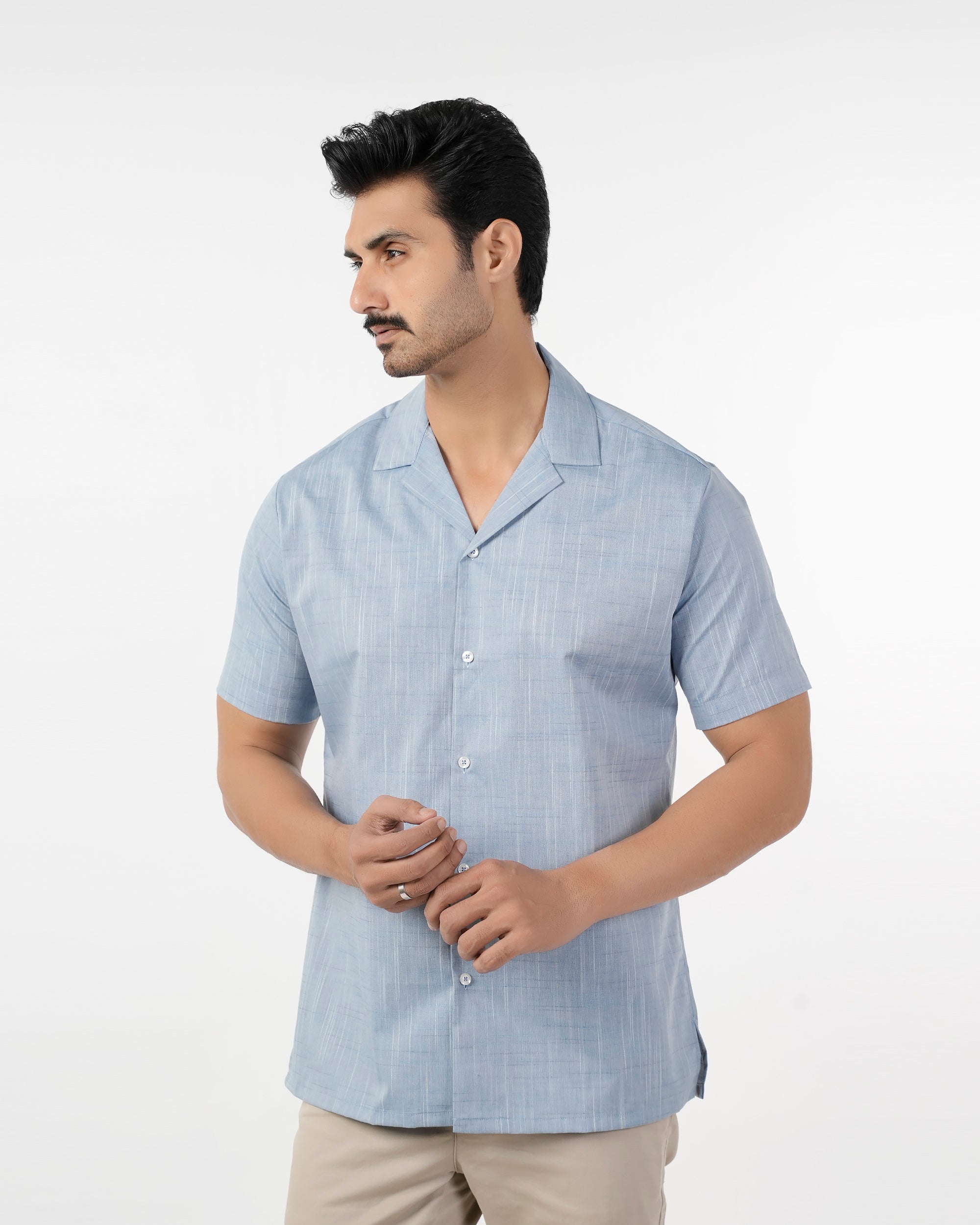 Eminent Men's Casual Half Sleeves Shirt - Blue, Men's Shirts, Eminent, Chase Value