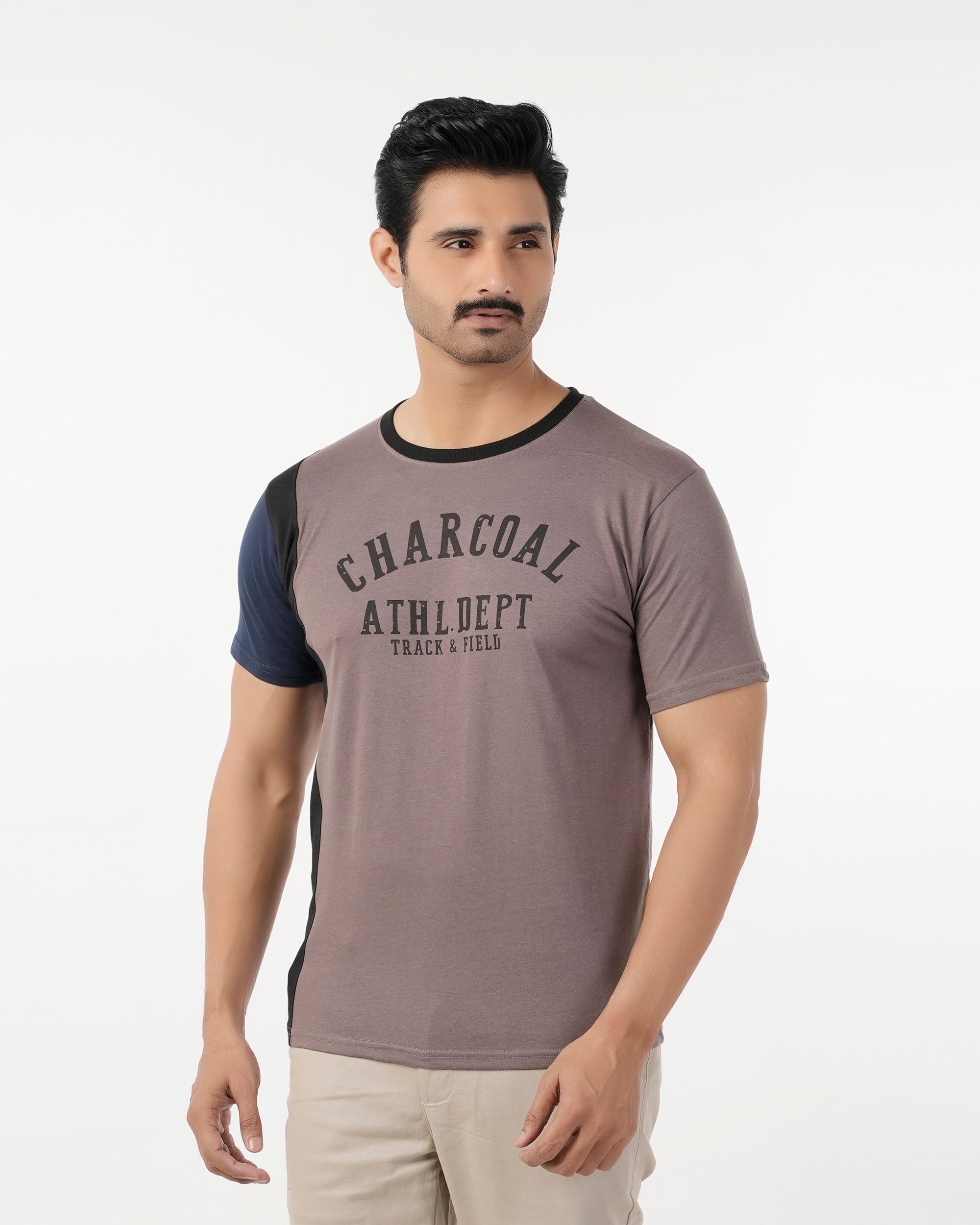 Value Men Lycra Half-Sleeve T-Shirt, Men's T-Shirts & Polos, Chase Value, Chase Value