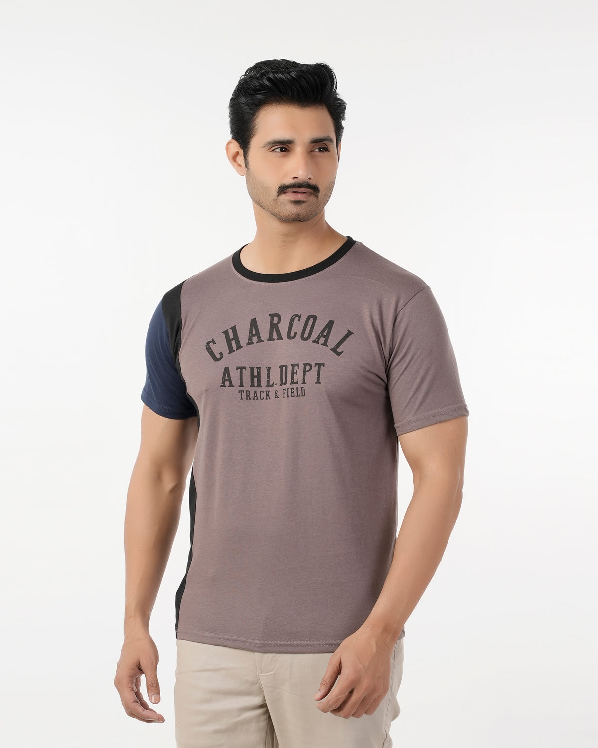 Value Men Lycra Half-Sleeve T-Shirt, Men's T-Shirts & Polos, Chase Value, Chase Value