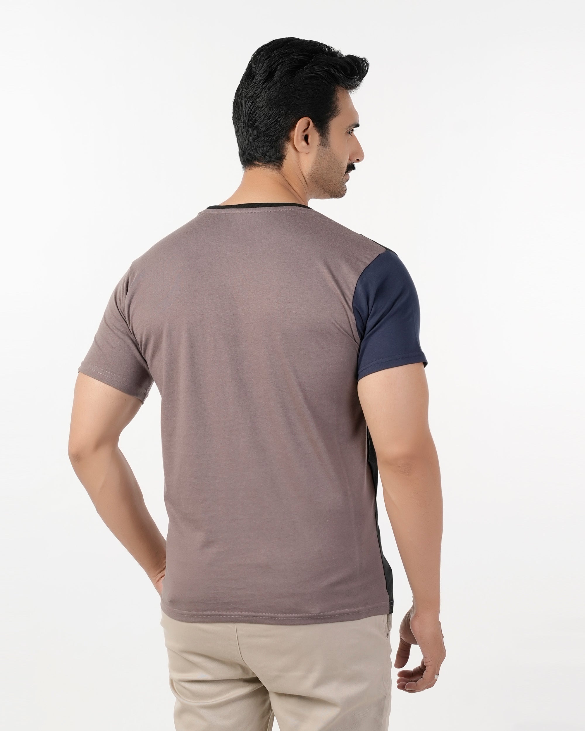 Value Men Lycra Half-Sleeve T-Shirt, Men's T-Shirts & Polos, Chase Value, Chase Value
