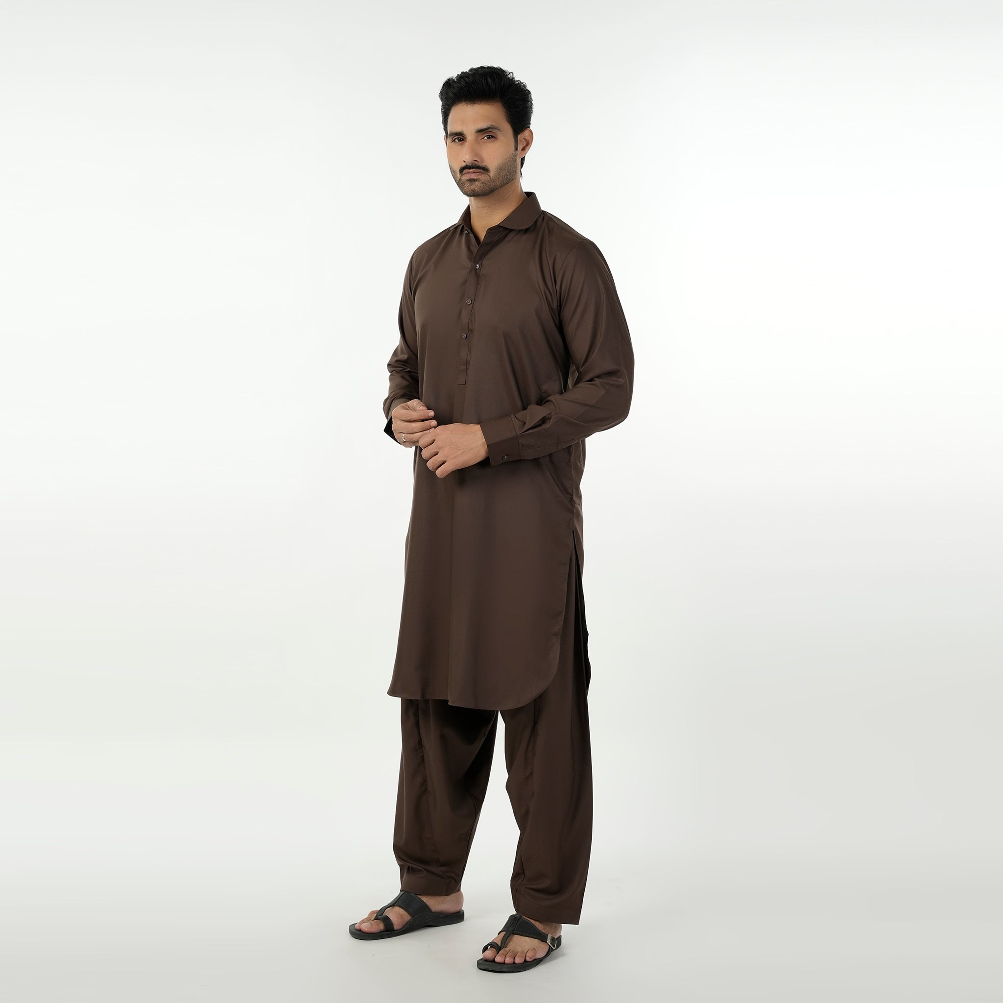 Eminent Men's Kameez Shalwar Suit - Brown, Men's Shalwar Kameez, Eminent, Chase Value