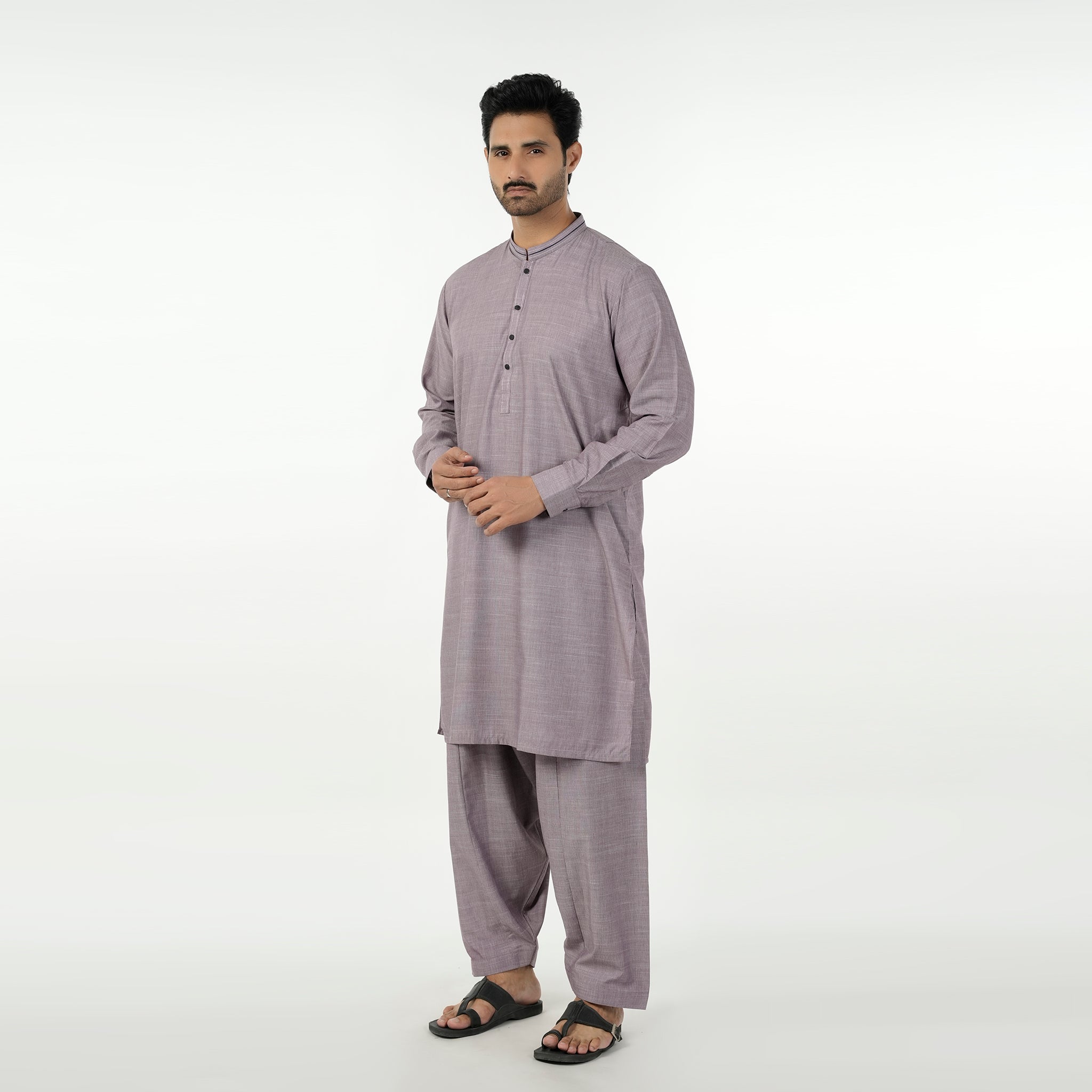 Eminent Men's Kurta Shalwar Suit - Purple, Men's Shalwar Kameez, Eminent, Chase Value