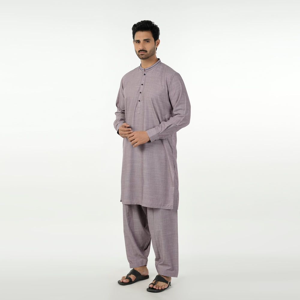 Eminent Men's Kurta Shalwar Suit - Purple, Men's Shalwar Kameez, Eminent, Chase Value