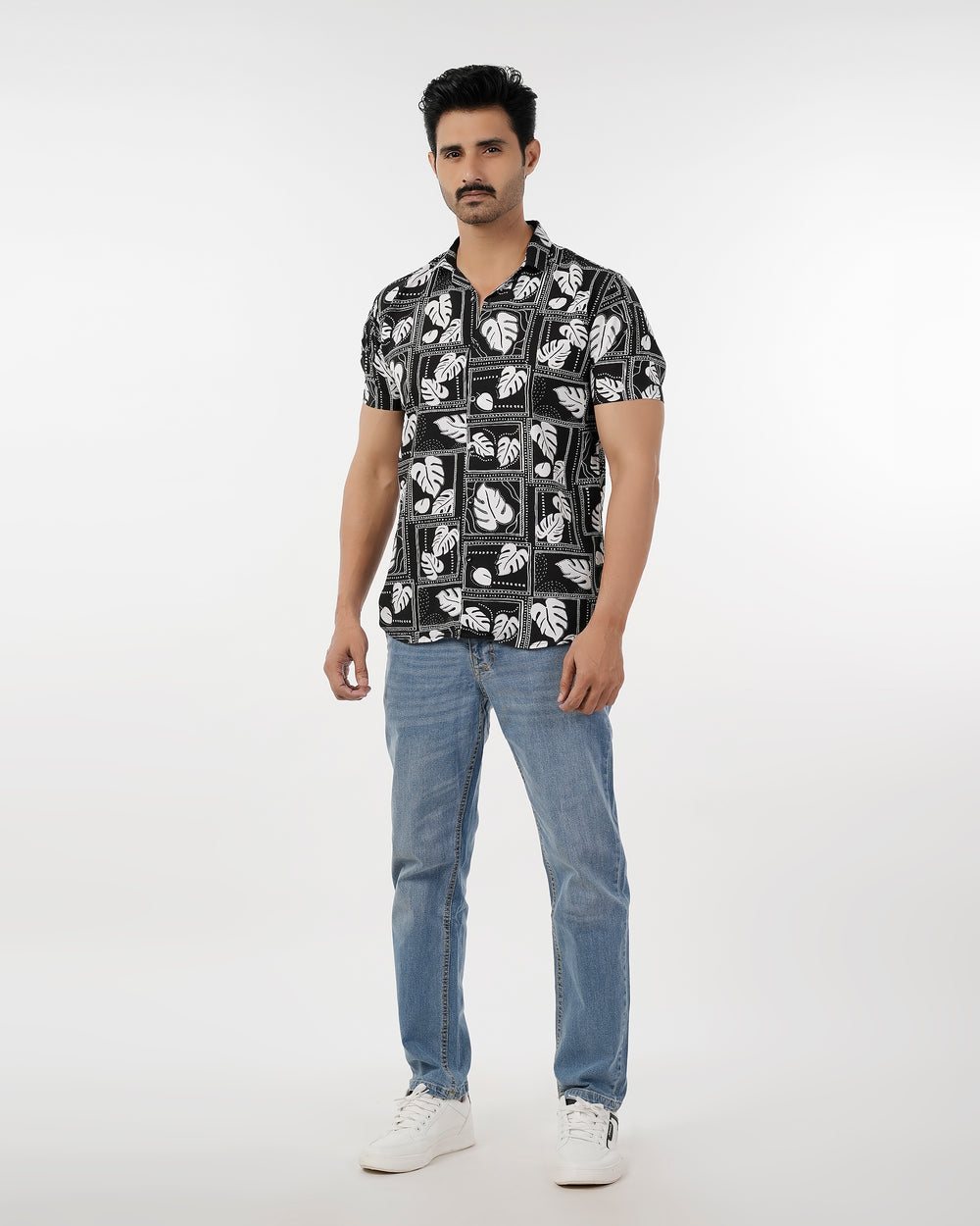 Men's Casual Half Sleeves Linen Shirt, Men's Shirts, Chase Value, Chase Value