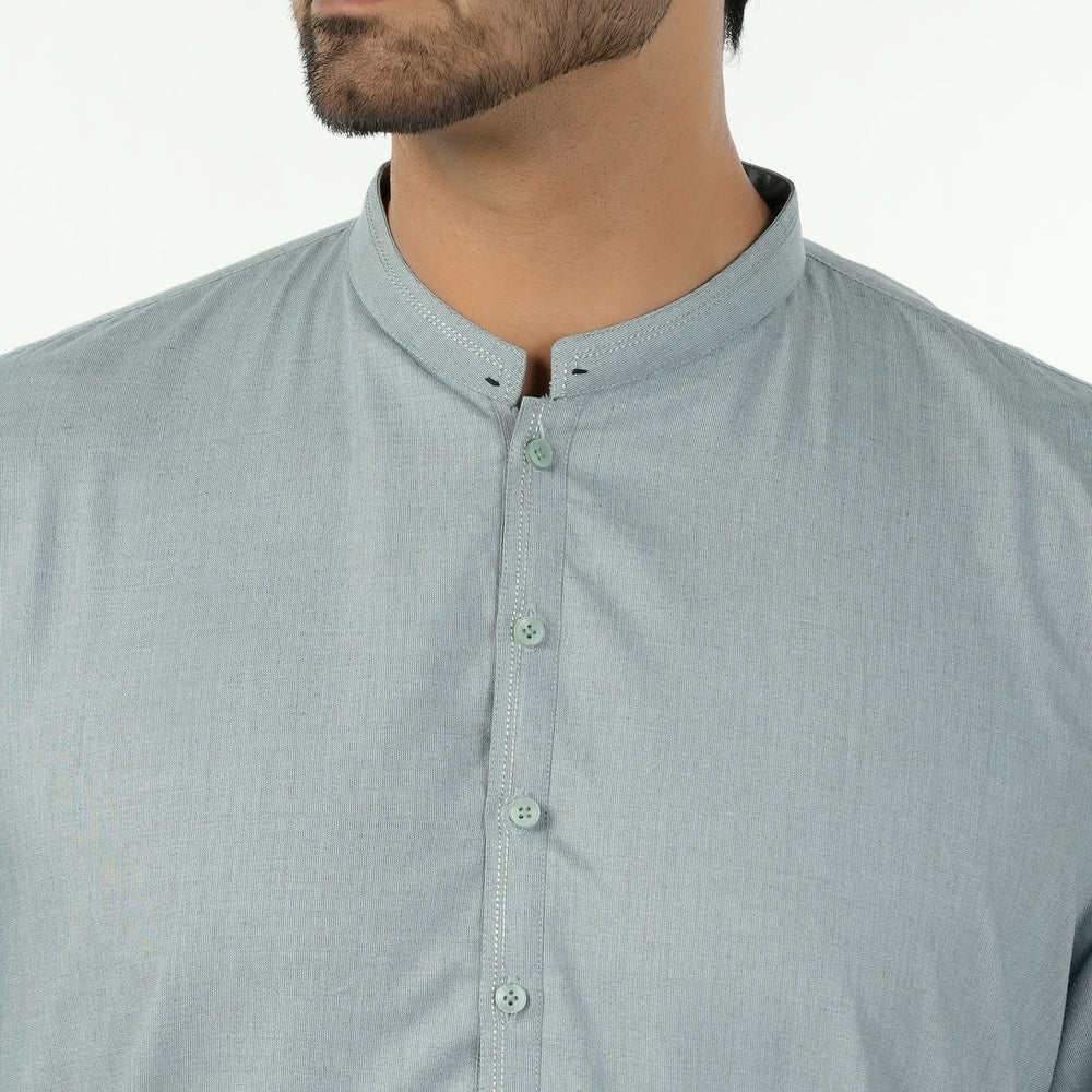 Eminent Men's Trim Fit Shalwar Suit - Aqua, Men's Shalwar Kameez, Eminent, Chase Value