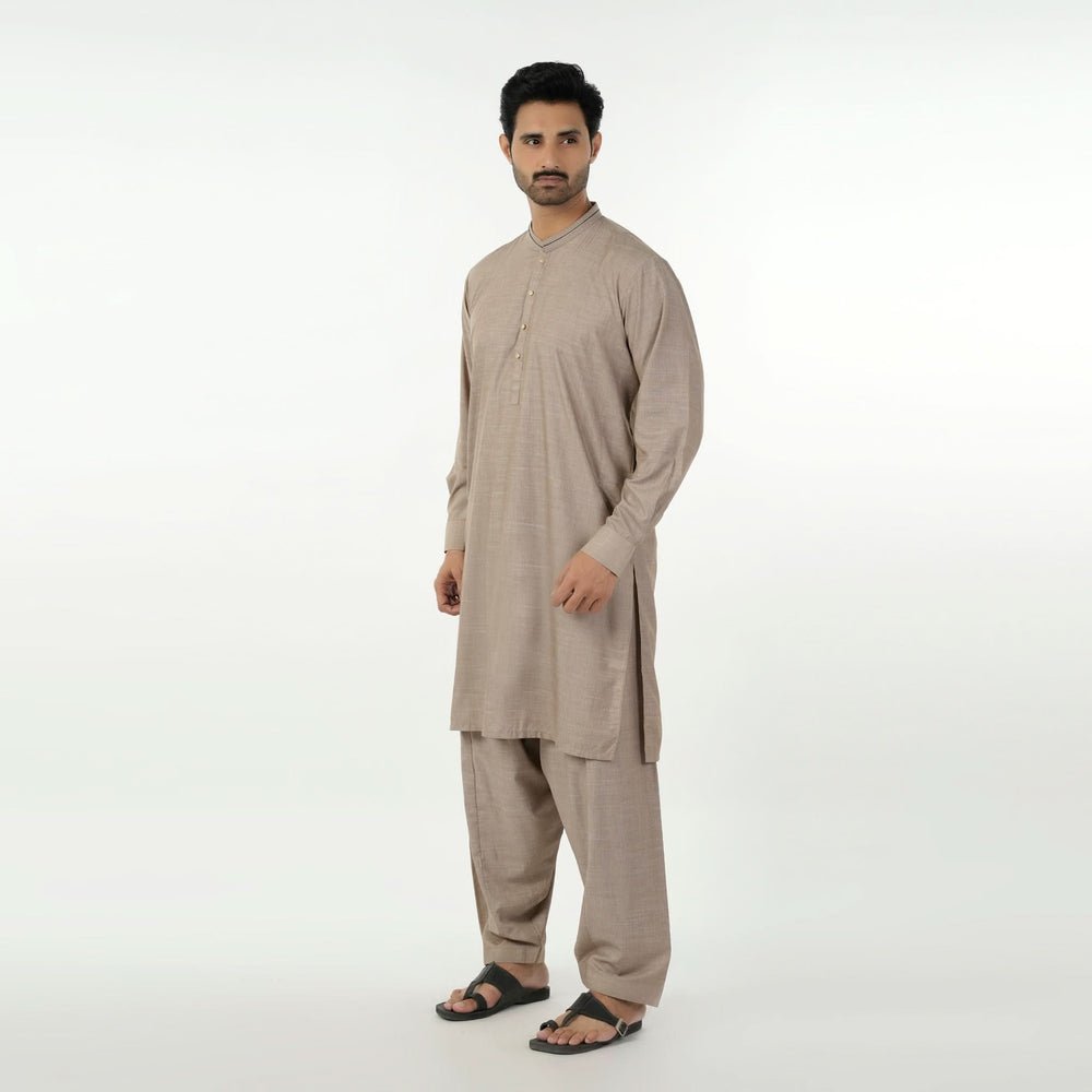 Eminent Men's Kurta Shalwar Suit - Brown, Men's Shalwar Kameez, Eminent, Chase Value