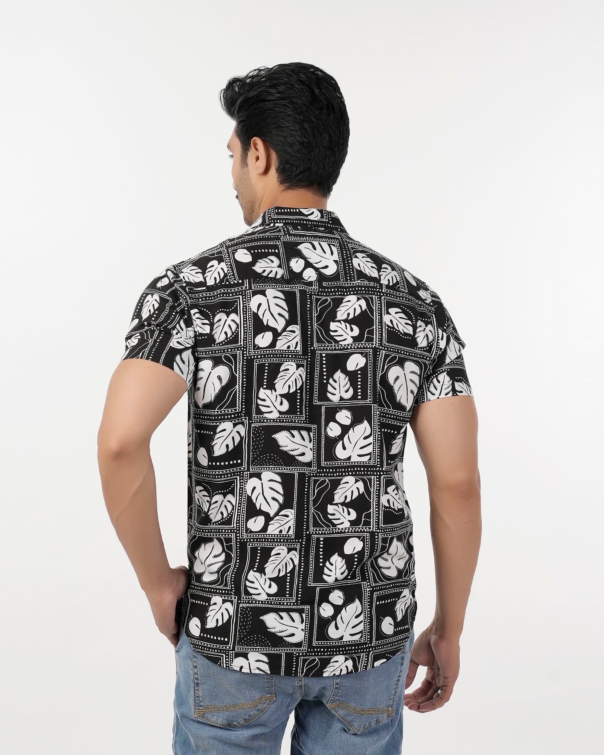 Men's Casual Half Sleeves Linen Shirt, Men's Shirts, Chase Value, Chase Value