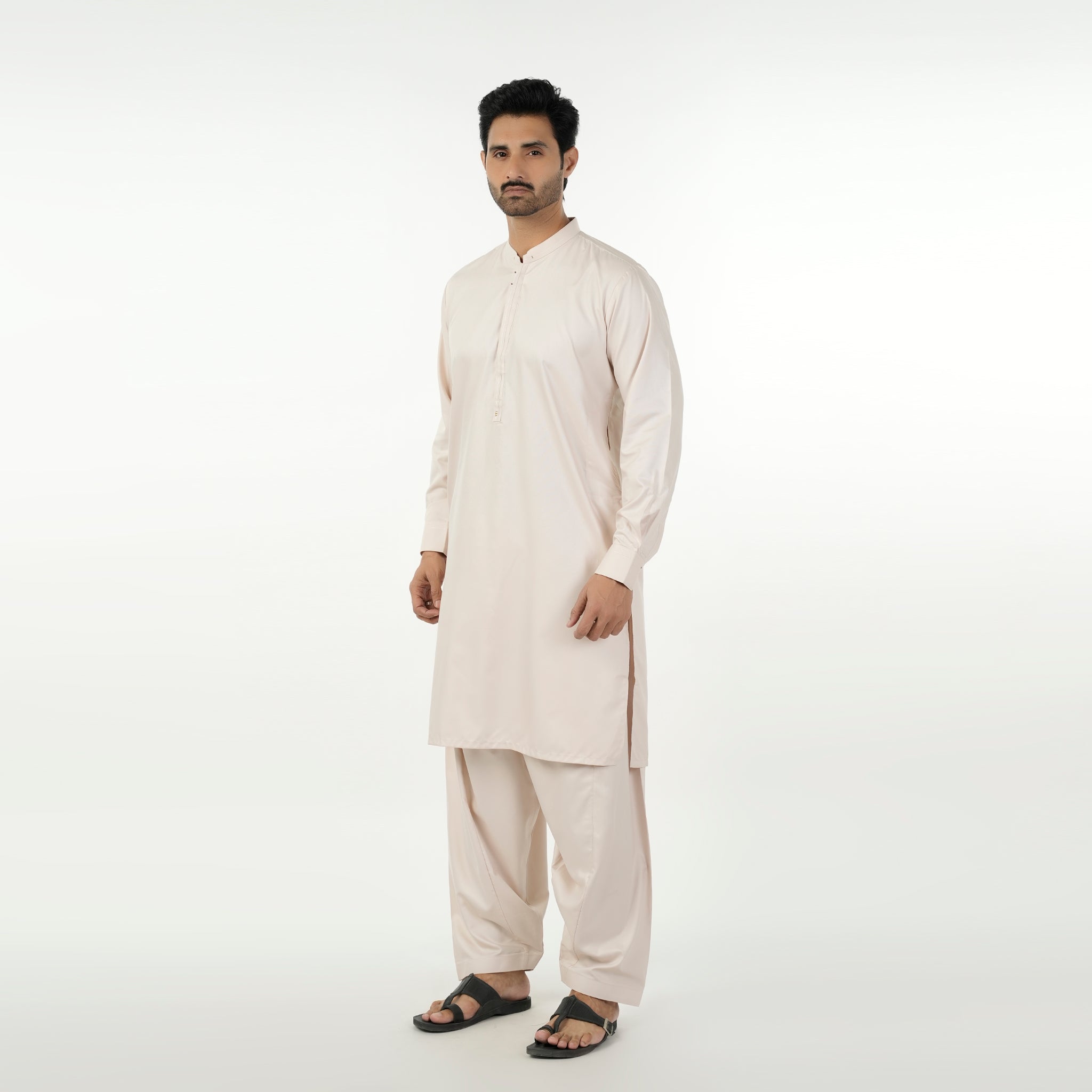 Eminent Men's Stitched Shalwar Suit - Beige, Men's Shalwar Kameez, Eminent, Chase Value