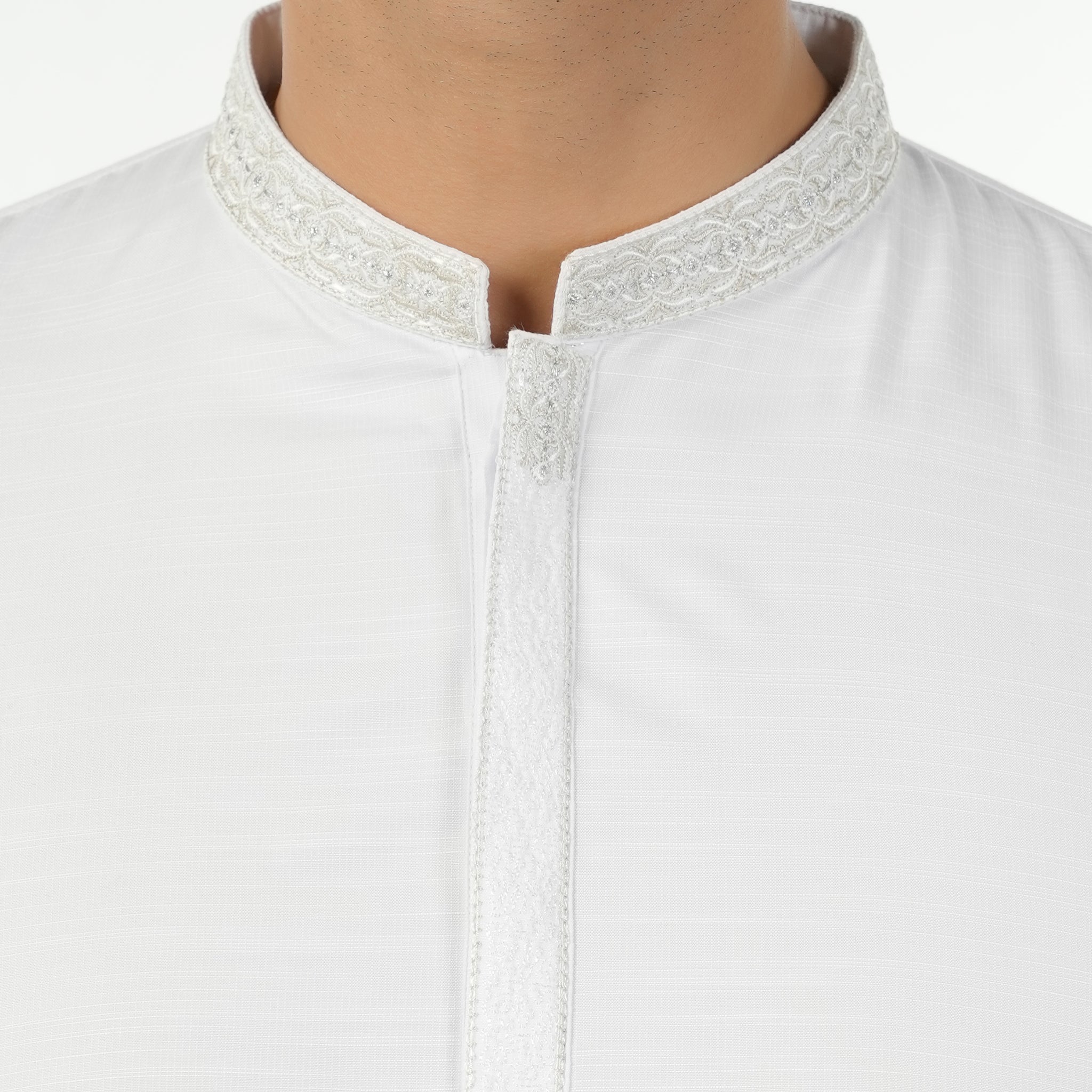 Eminent Men's Embroidered Kurta Shalwar Suit - White, Men's Shalwar Kameez, Eminent, Chase Value