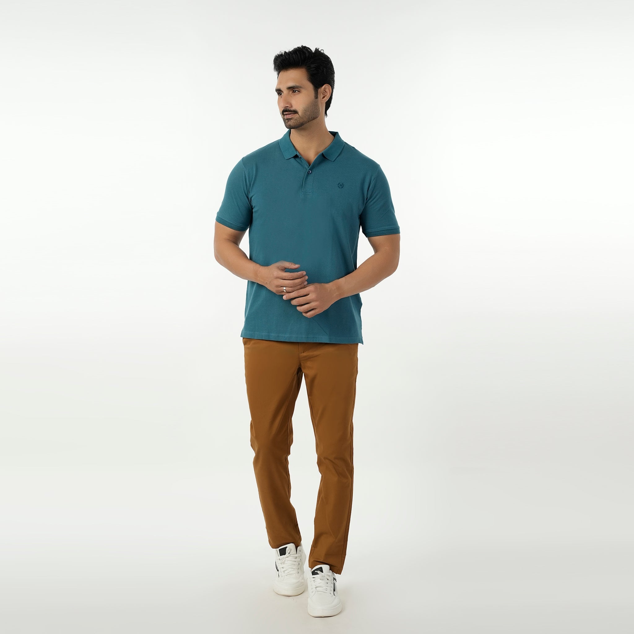 Eminent Men's Basic Polo T-Shirt - Teal, Men's T-Shirts & Polos, Eminent, Chase Value