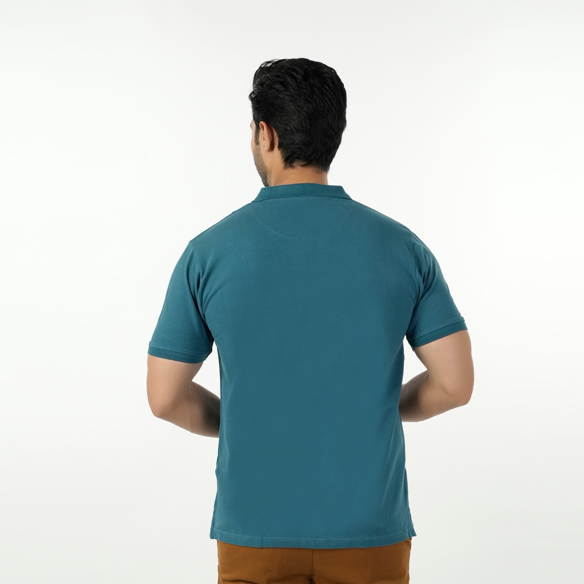 Eminent Men's Basic Polo T-Shirt - Teal, Men's T-Shirts & Polos, Eminent, Chase Value