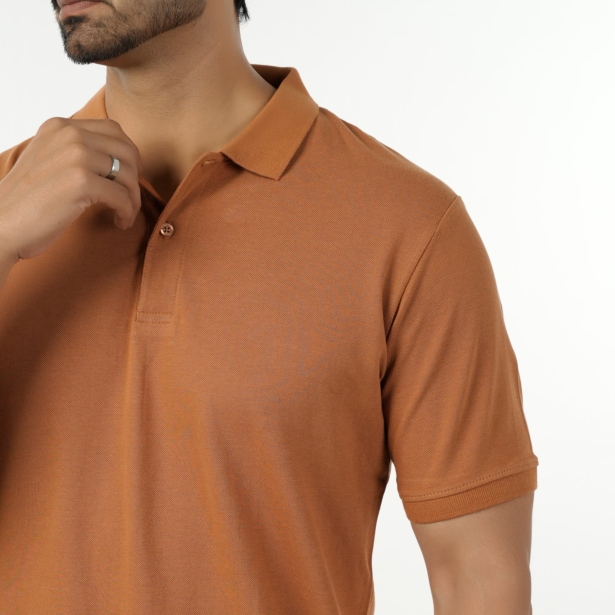 Eminent Men's Polo T-Shirt - Almond, Men's T-Shirts & Polos, Eminent, Chase Value