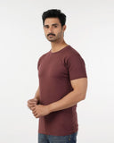 Eminent Men's Round Neck Half Sleeves T-Shirt - Salmon Red, Men's T-Shirts & Polos, Eminent, Chase Value
