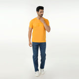 Eminent Men's Round Neck Half Sleeves Printed T-Shirt - Yellow, Men's T-Shirts & Polos, Eminent, Chase Value