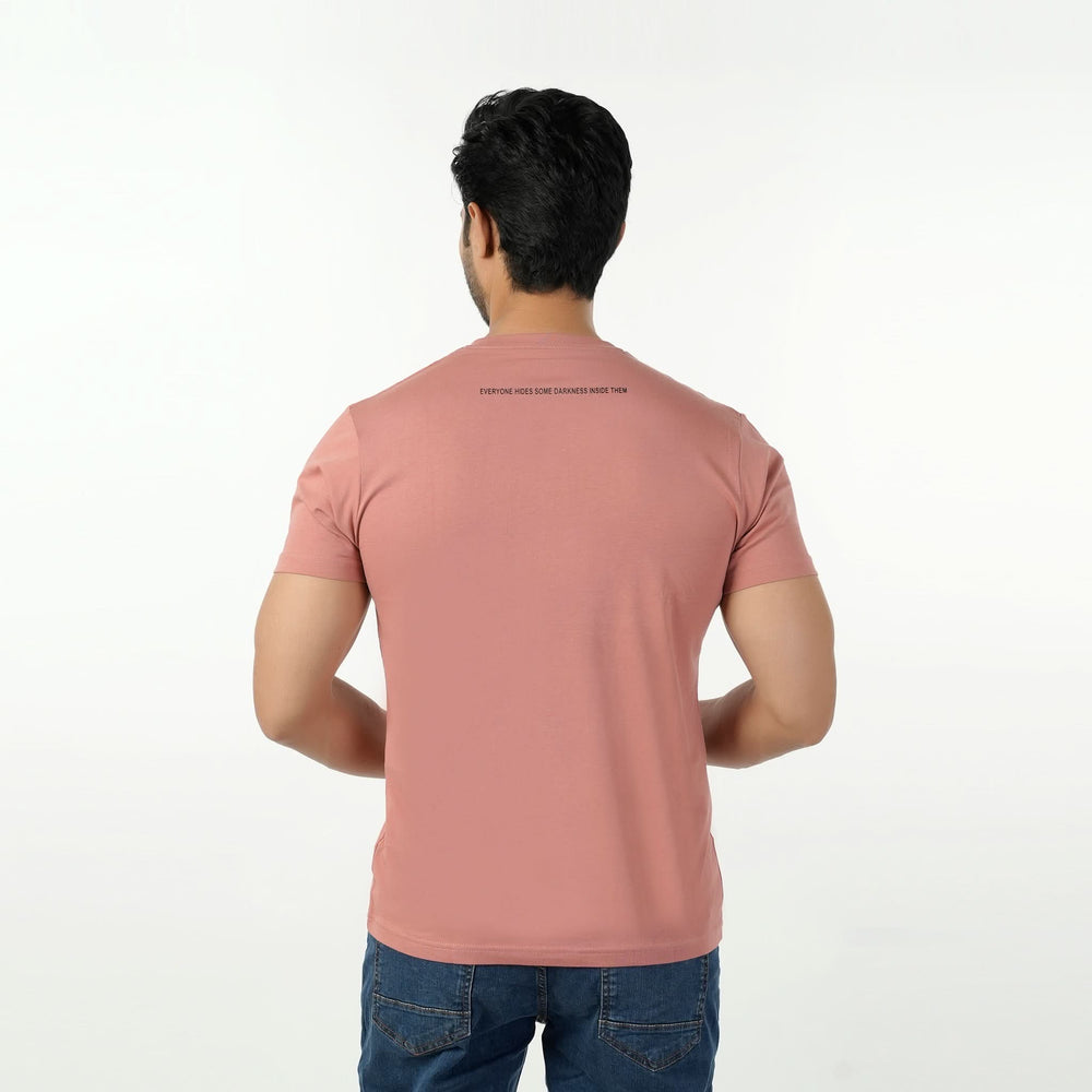 Eminent Men's Round Neck Half Sleeves Printed T-Shirt - Desert San, Men's T-Shirts & Polos, Eminent, Chase Value