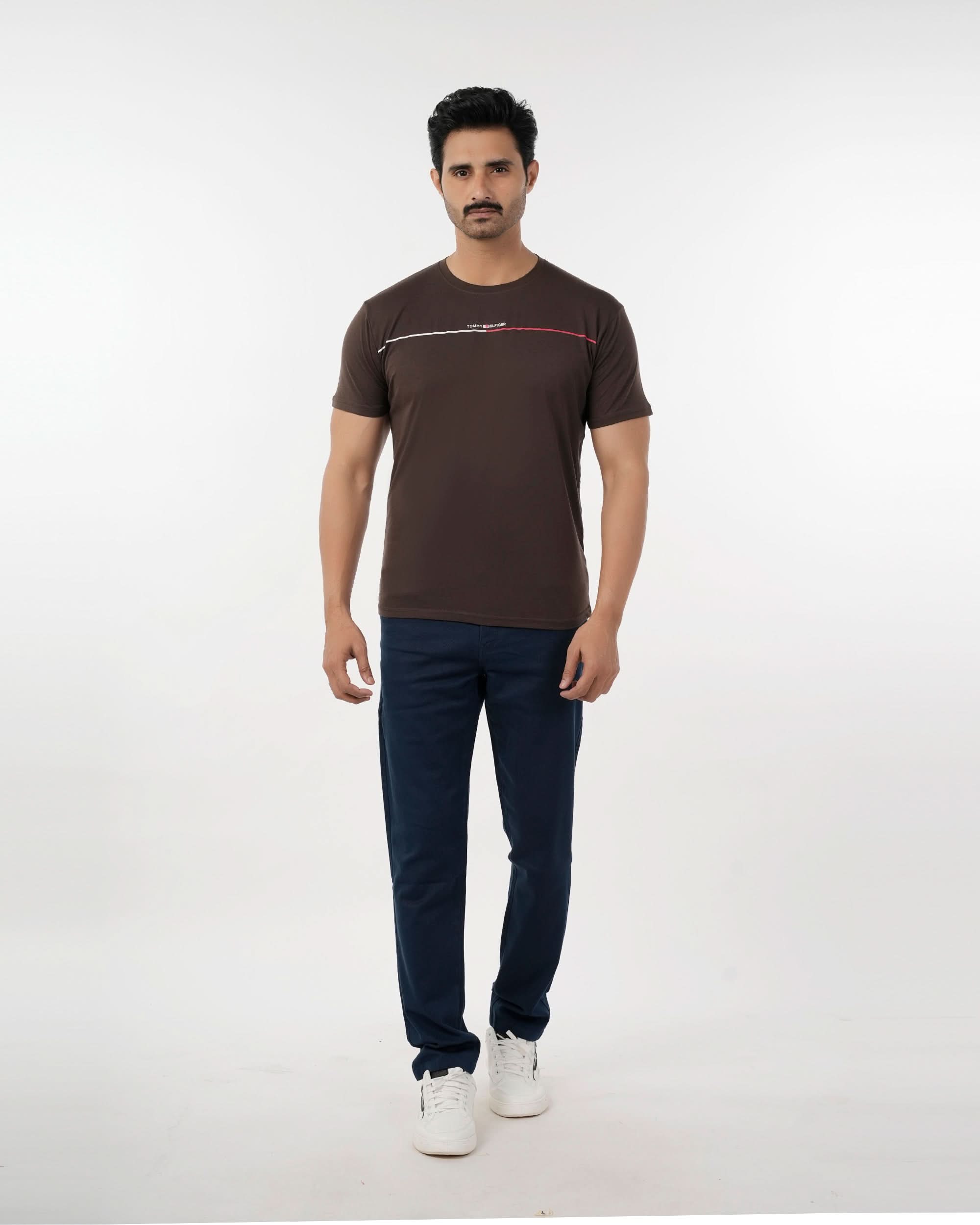 Value Men Lycra Half-Sleeve T-Shirt, Men's T-Shirts & Polos, Chase Value, Chase Value