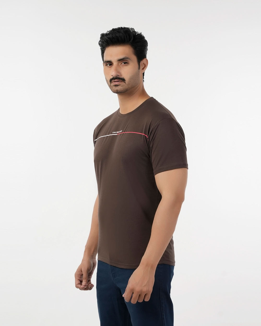 Value Men Lycra Half-Sleeve T-Shirt, Men's T-Shirts & Polos, Chase Value, Chase Value