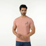 Eminent Men's Round Neck Half Sleeves Printed T-Shirt - Cork, Men's T-Shirts & Polos, Eminent, Chase Value
