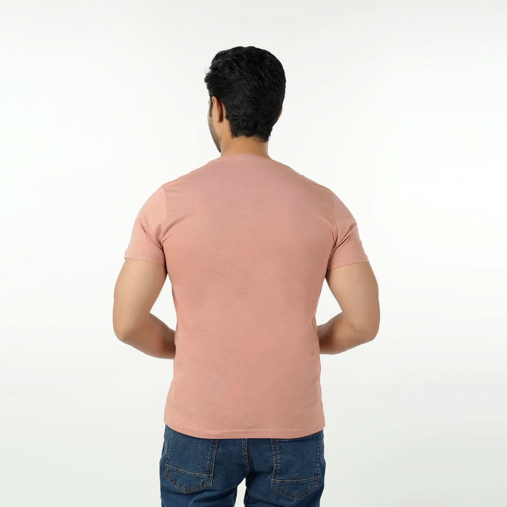 Eminent Men's Round Neck Half Sleeves Printed T-Shirt - Cork, Men's T-Shirts & Polos, Eminent, Chase Value