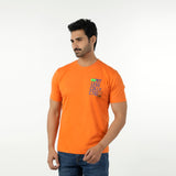 Eminent Men's Round Neck Half Sleeves T-Shirt - Orange, Men's T-Shirts & Polos, Eminent, Chase Value