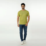 Eminent Men's Round Neck Half Sleeves Printed T-Shirt - Green, Men's T-Shirts & Polos, Eminent, Chase Value