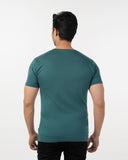 Eminent Men's Round Neck Half Sleeves Printed T-Shirt - Green, Men's T-Shirts & Polos, Eminent, Chase Value