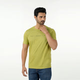 Eminent Men's Round Neck Half Sleeves Printed T-Shirt - Green, Men's T-Shirts & Polos, Eminent, Chase Value