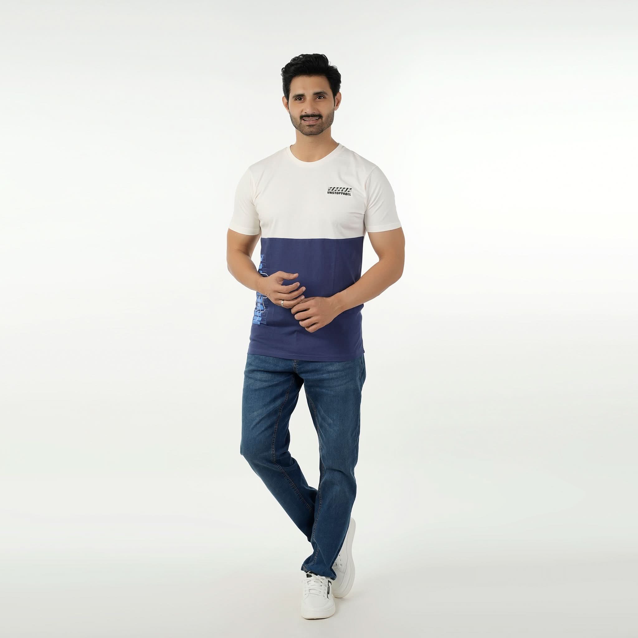 Eminent Men's Half Sleeves T-Shirt - White, Men's T-Shirts & Polos, Eminent, Chase Value