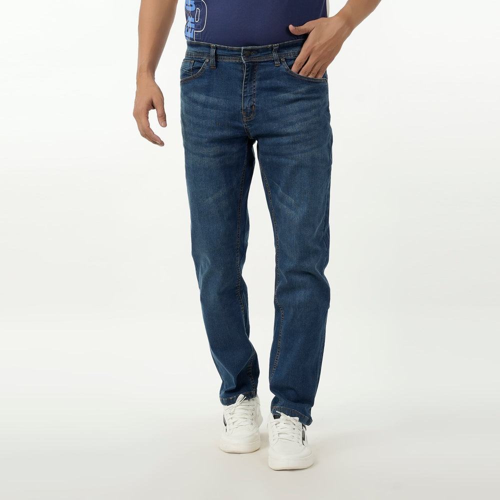 Eminent Men's Denim Regular Fit Pant - Mid Blue, Men's Casual Pants & Jeans, Eminent, Chase Value