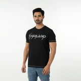 Eminent Men's Round Neck Half Sleeves Printed T-Shirt - Black, Men's T-Shirts & Polos, Eminent, Chase Value