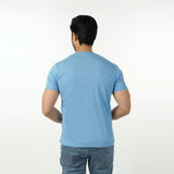 Eminent Men's Round Neck Half Sleeves T-Shirt - Pacific, Men's T-Shirts & Polos, Eminent, Chase Value