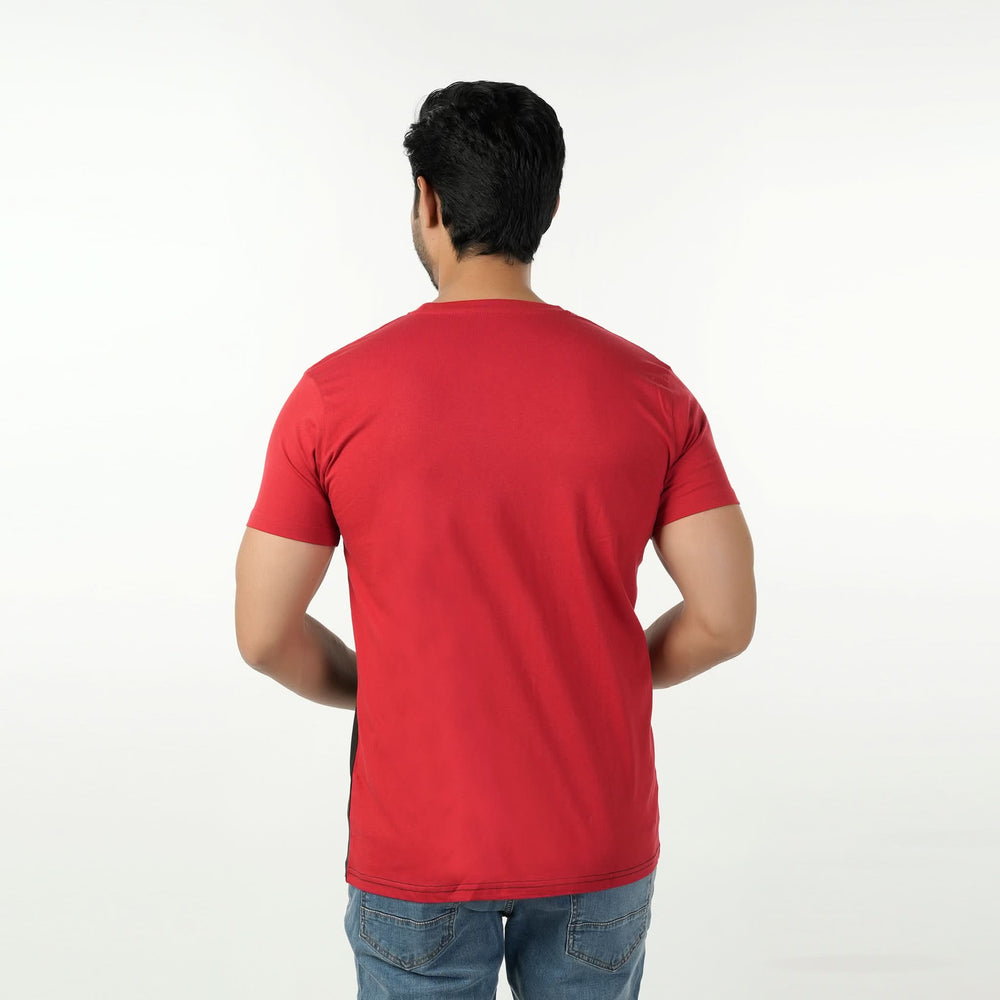 Eminent Men's Half Sleeves T-Shirt - Red, Men's T-Shirts & Polos, Eminent, Chase Value