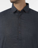 Eminent Trim Fit Shalwar Kameez - Navy Blue, Men's Shalwar Kameez, Eminent, Chase Value