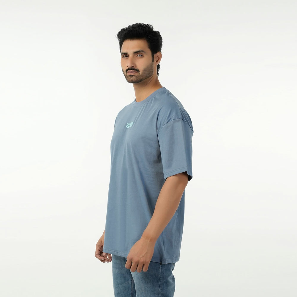 Eminent Men's Round Neck Half Sleeves T-Shirt  - Ash Blue, Men's T-Shirts & Polos, Eminent, Chase Value