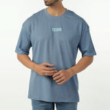 Eminent Men's Round Neck Half Sleeves T-Shirt  - Ash Blue, Men's T-Shirts & Polos, Eminent, Chase Value
