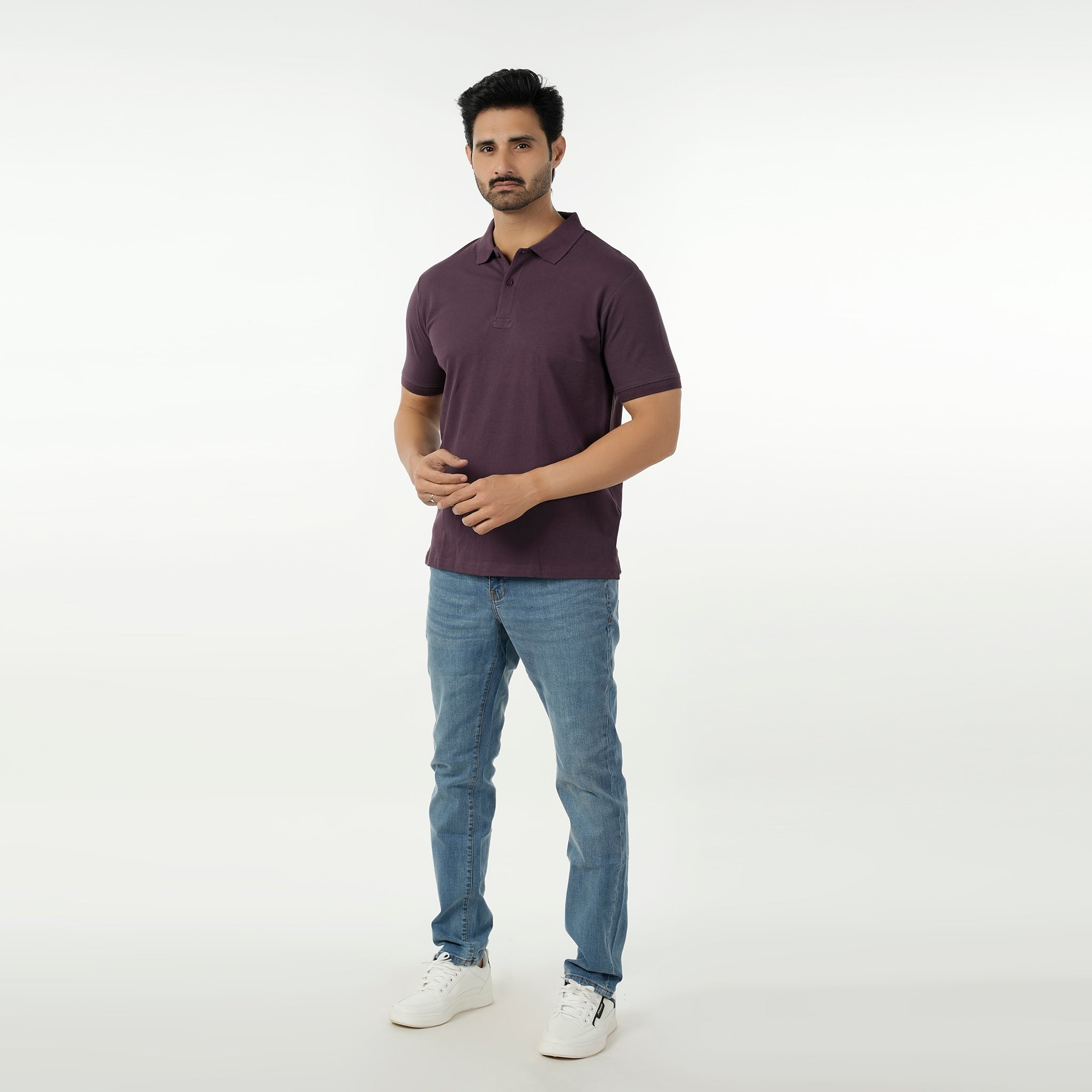 Eminent Men's Basic Polo T-Shirt - Plum, Men's T-Shirts & Polos, Eminent, Chase Value