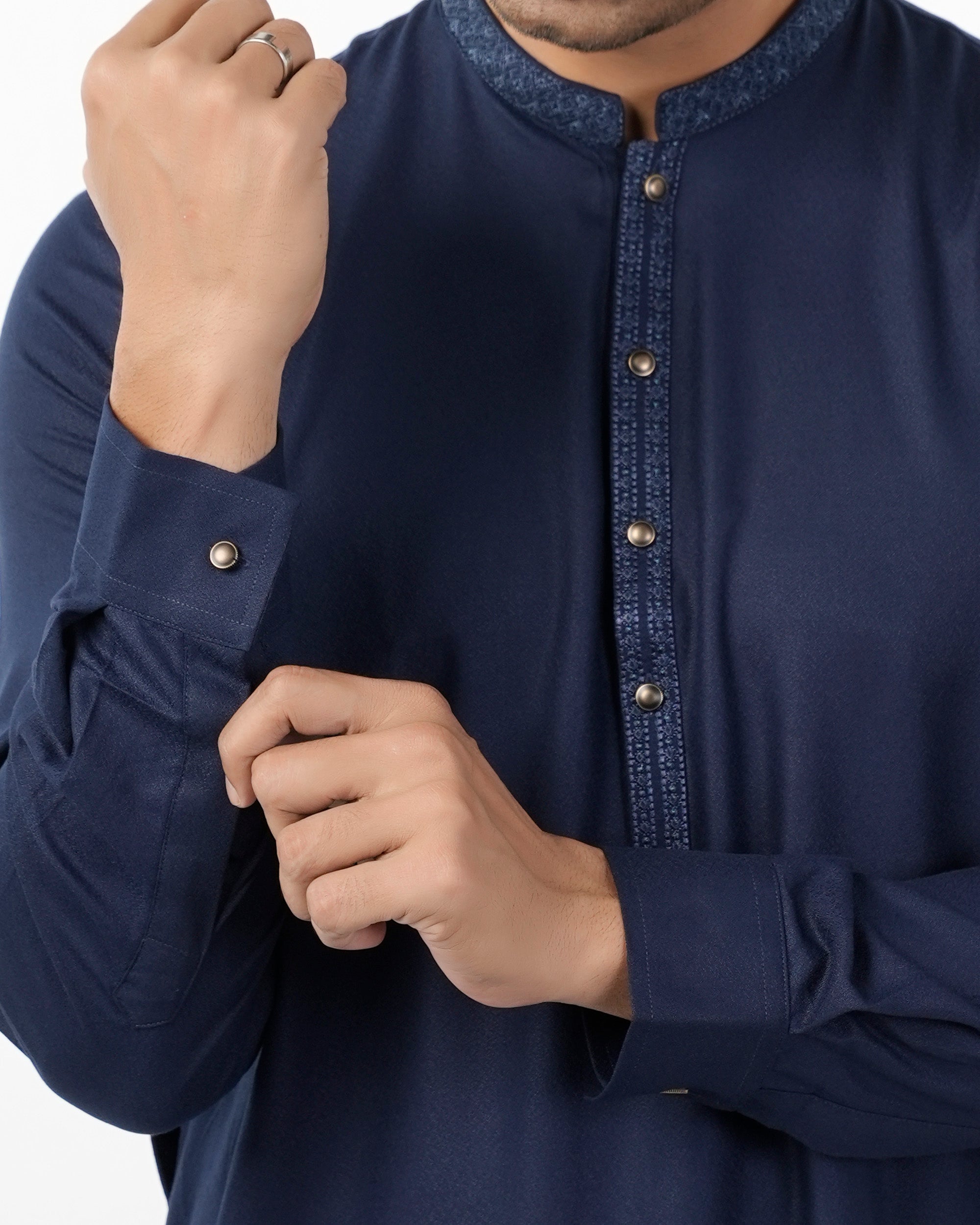 Eminent Men's Kurta Shalwar Suit - Navy Blue, Men's Shalwar Kameez, Eminent, Chase Value