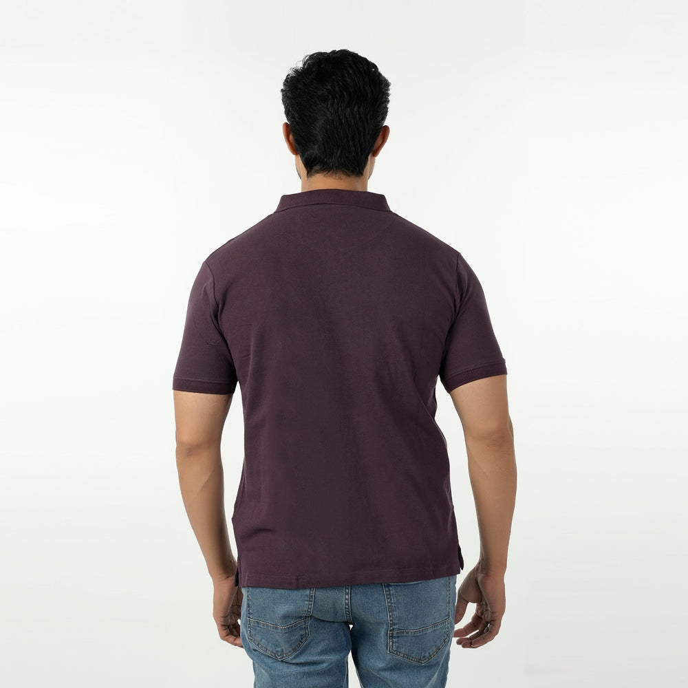 Eminent Men's Basic Polo T-Shirt - Plum, Men's T-Shirts & Polos, Eminent, Chase Value